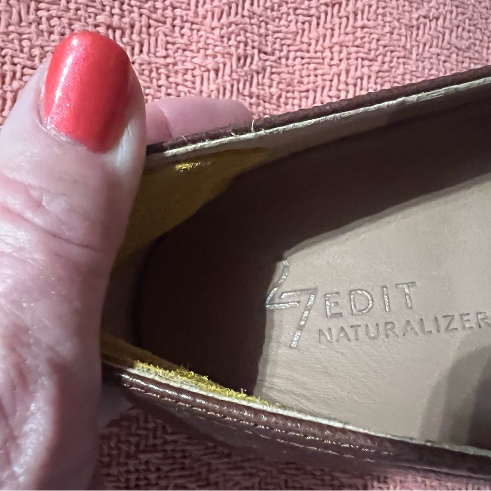 Brown LUG SOLE Leather Loafers NWOT - Picture 5 of 7